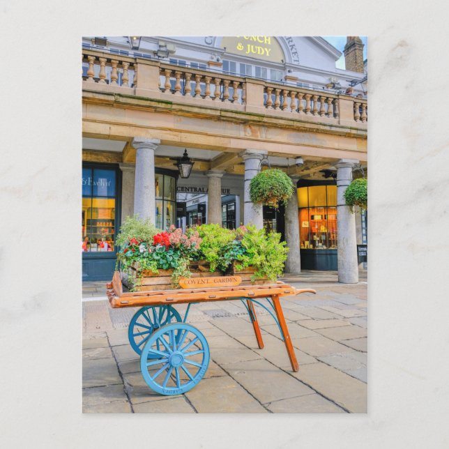 Postal Covent Garden, London Postcard (Anverso)