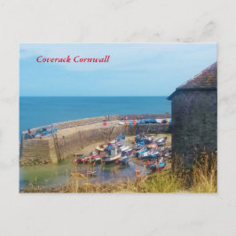 Postal Coverack Harbor The Lizard Cornwall England