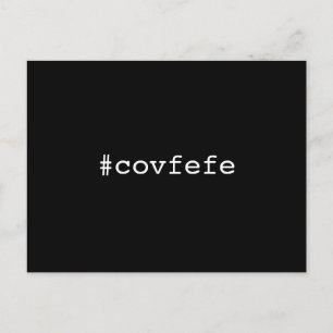 Postal #covfefe covfefe Trump Mensajes de texto para pres