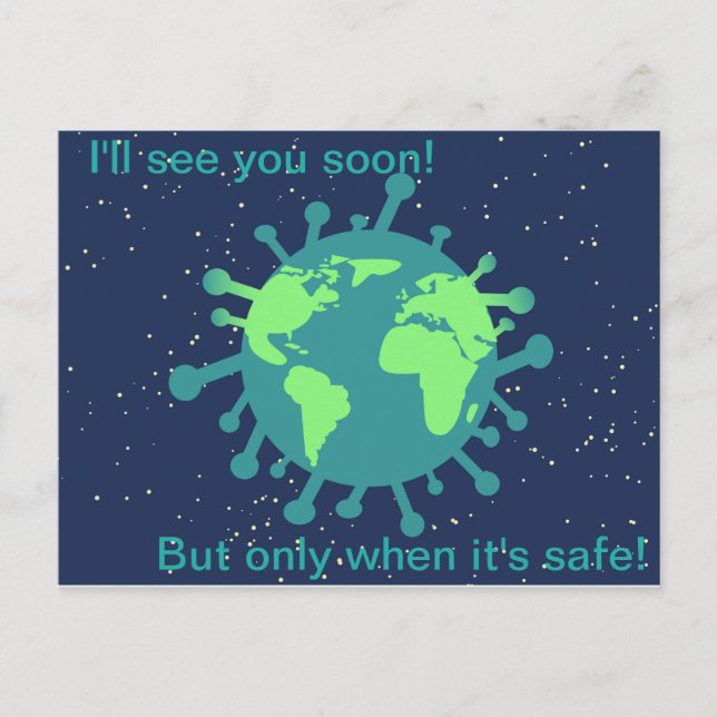 Postal Covid 19 World (Anverso)