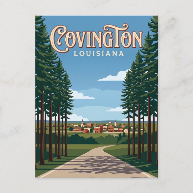 Postal Covington EE. UU. (Anverso)
