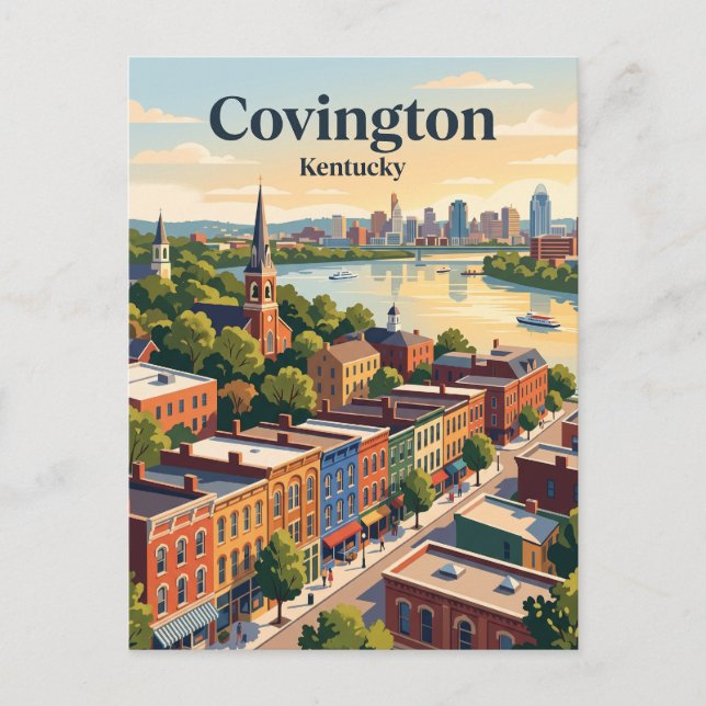 Postal Covington, Kentucky (Anverso)