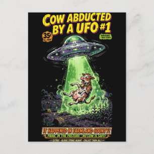 Postal Cow Abducted by a UFO #1