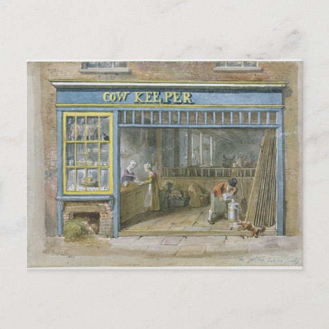 Postal Cow Keeper, 1825 (Anverso)