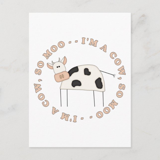 Postal Cow Moo (Anverso)