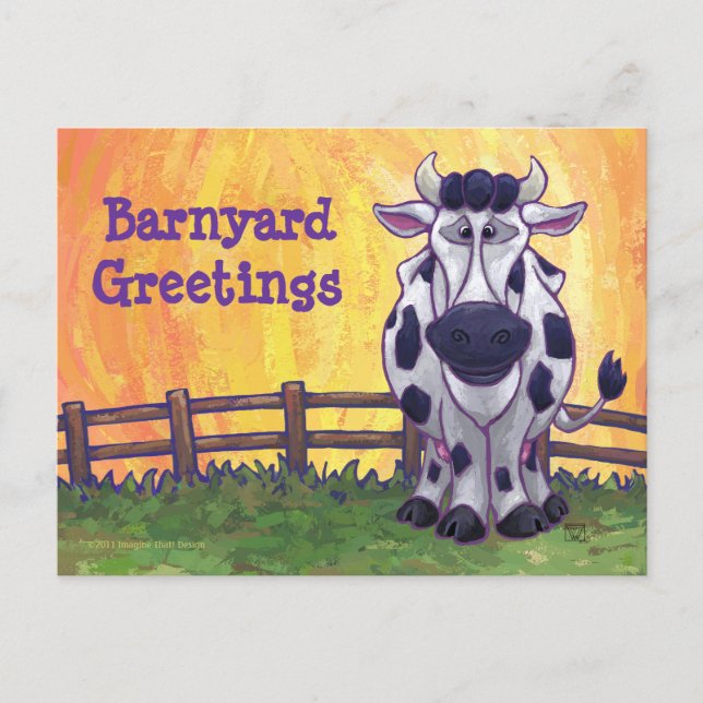Postal Cow Stationery (Anverso)