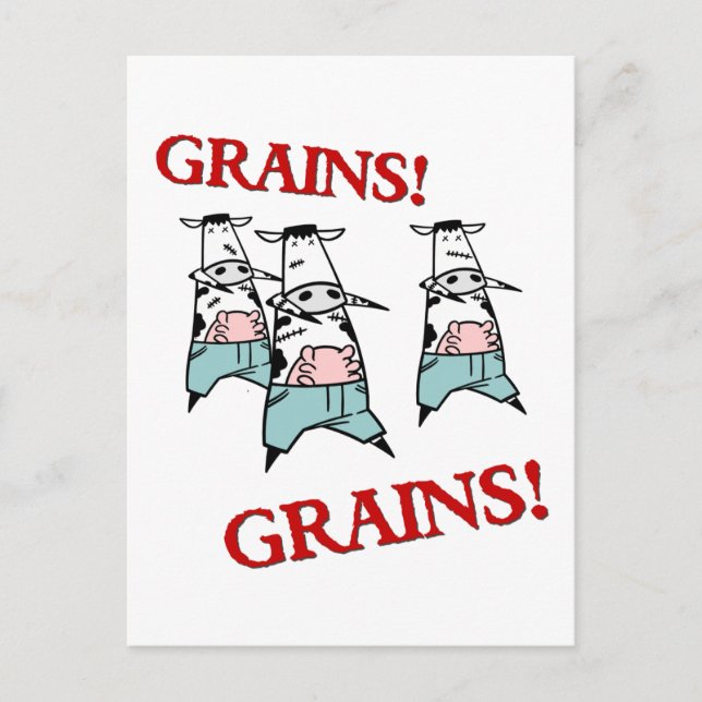 Postal Cow Zombies (Anverso)