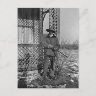 Postal Cowboy Rancher o canadiense fuera del viejo oeste