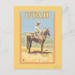 Postal Cowboy (vista lateral) Utah