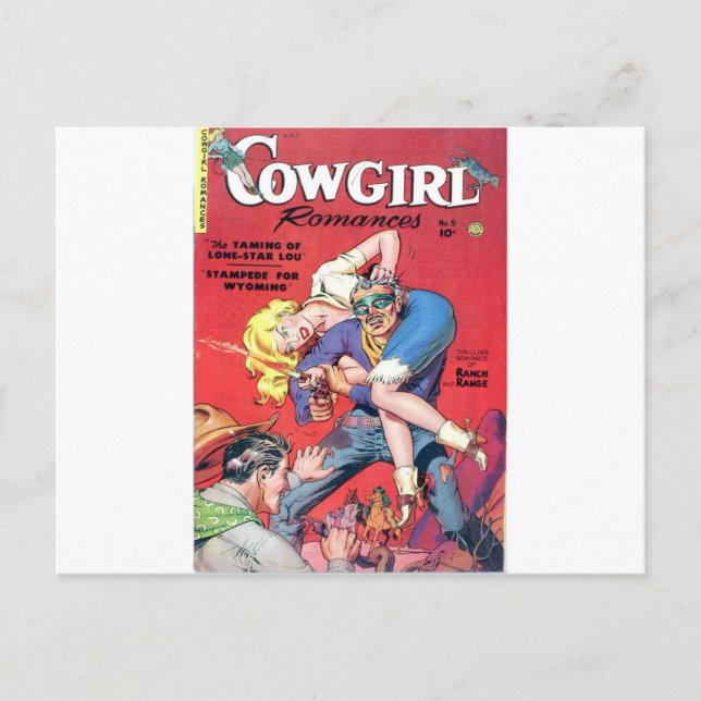Postal Cowgilrl y Outlaw (Anverso)