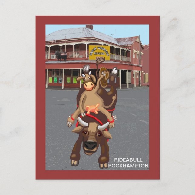 Postal Cowgirl Bullrider (Anverso)