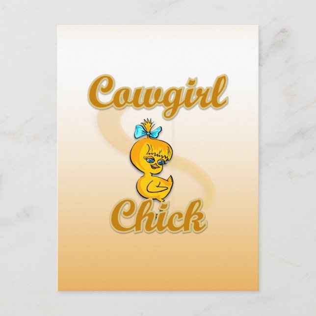 Postal Cowgirl Chick (Anverso)