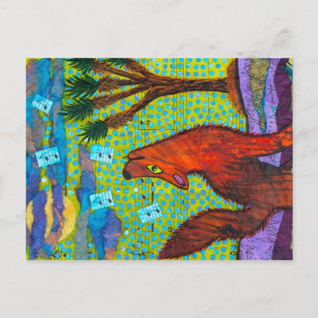 Postal Coyote Song (Anverso)
