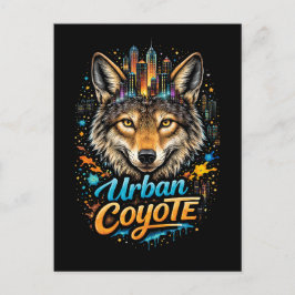 Postal Coyote Urbano