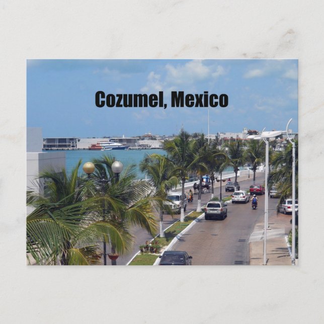 Postal Cozumel, México (Anverso)
