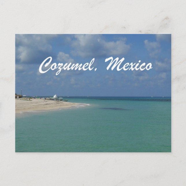 Postal Cozumel, México (Anverso)