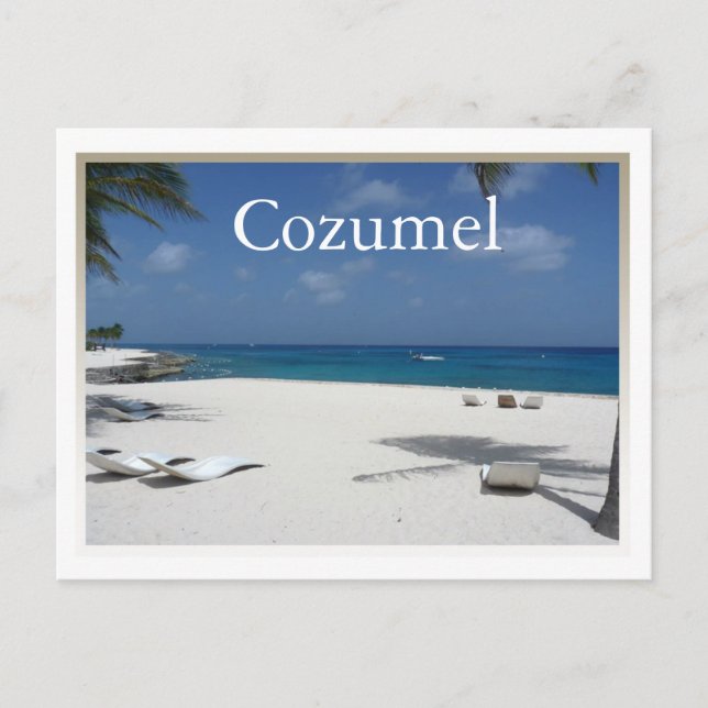 Postal Cozumel, MX (Anverso)