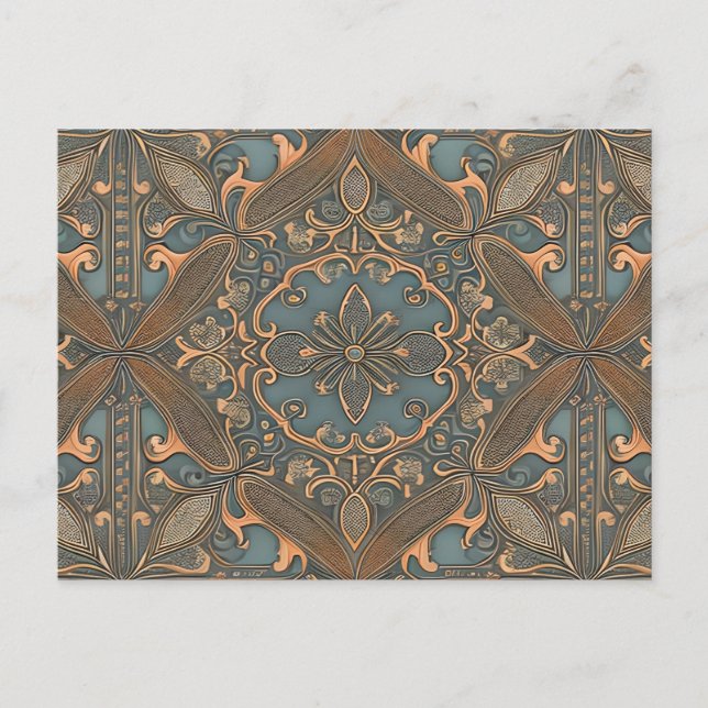 Postal Cozy old pattern (Anverso)