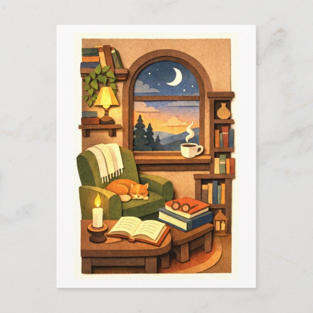 Postal Cozy Reading Nook (Anverso)