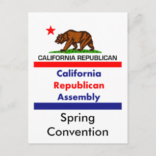 Postal CRA republicana de California