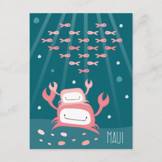 Postal "Crab Maui"