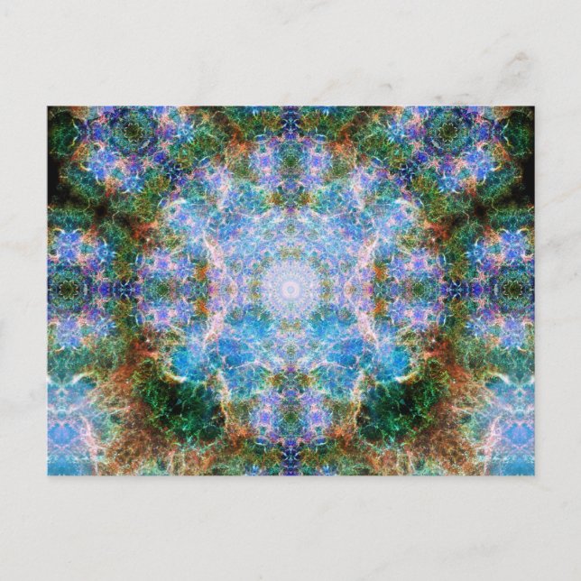Postal Crab Nebula Mandala (Anverso)