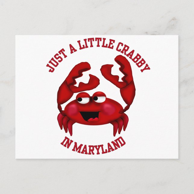 Postal Crabby en Maryland (Anverso)