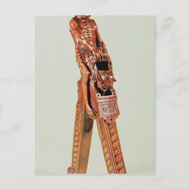 Postal Crackers de nueces en forma de hombre (Anverso)