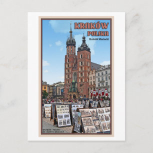Postal Cracovia - Basílica de St Marys
