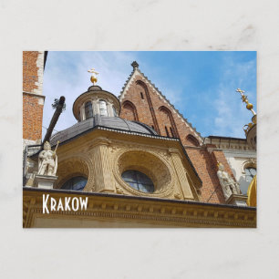 Postal Cracovia, Castillo Wawel, Catedral, Europa, Poloni