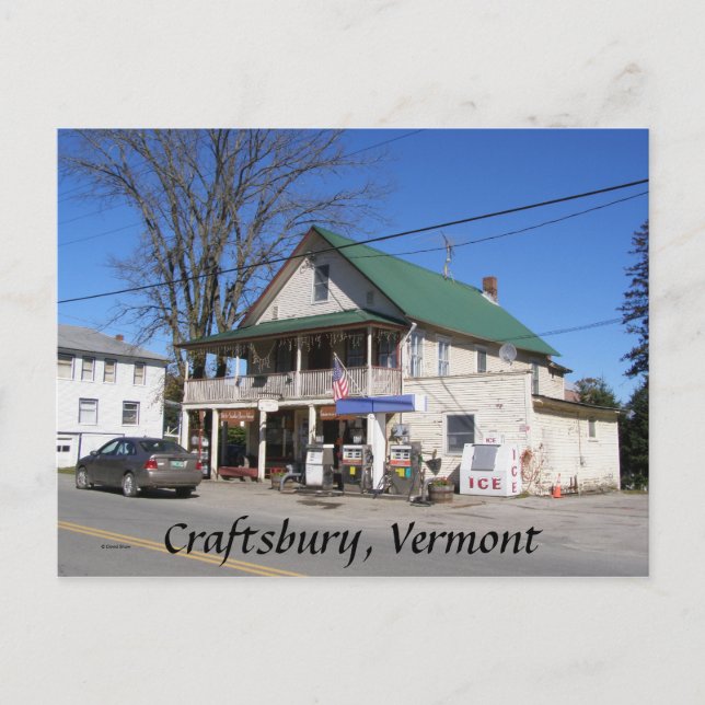 Postal Craftsbury, Vermont (Anverso)