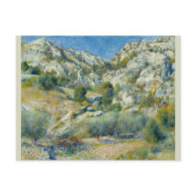 Crags rocosos en L'Estaque por Pierre-Auguste Reno