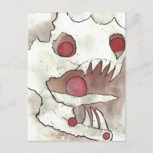 Postal Cranberry Bog Tea Creature 05 (Anverso)
