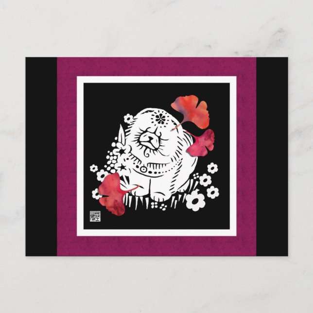 Postal CRANBERRY RELISH Chow Postcard (Anverso)