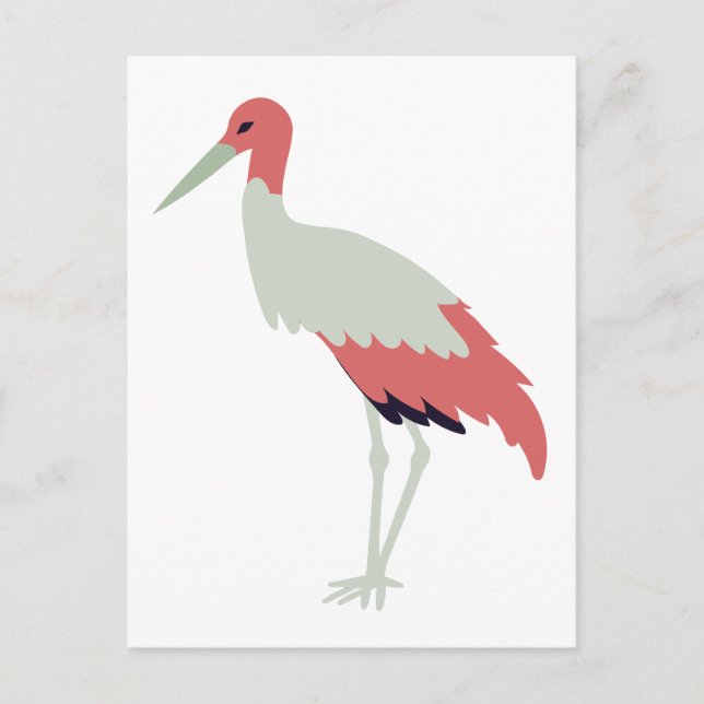 Postal Crane Bird (Anverso)