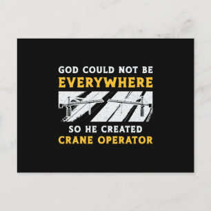 Postal Crane Operator God Could Not Be Worker Driver