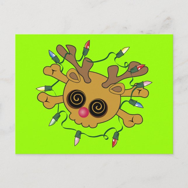 Postal Cráneo de renos (Anverso)