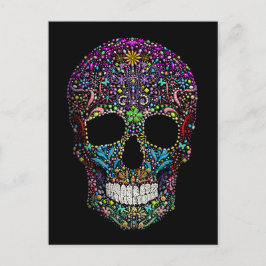 Postal Cráneo decorado