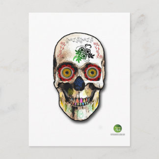 Postal cráneo mexicano