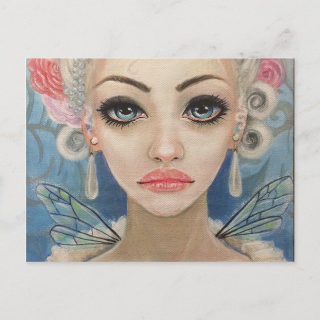 Postal Cranky Fairy Original Art (Anverso)