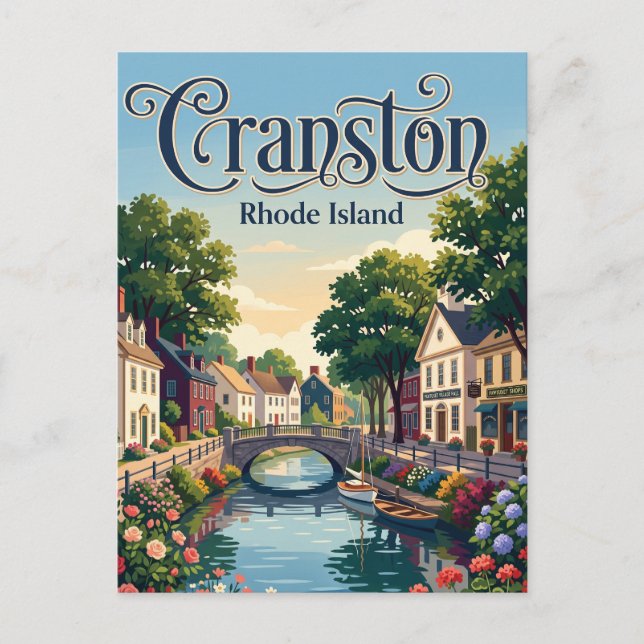 Postal Cranston, Rhode Island (Anverso)