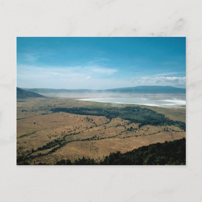 Postal Cráter de Ngorongoro (Anverso)
