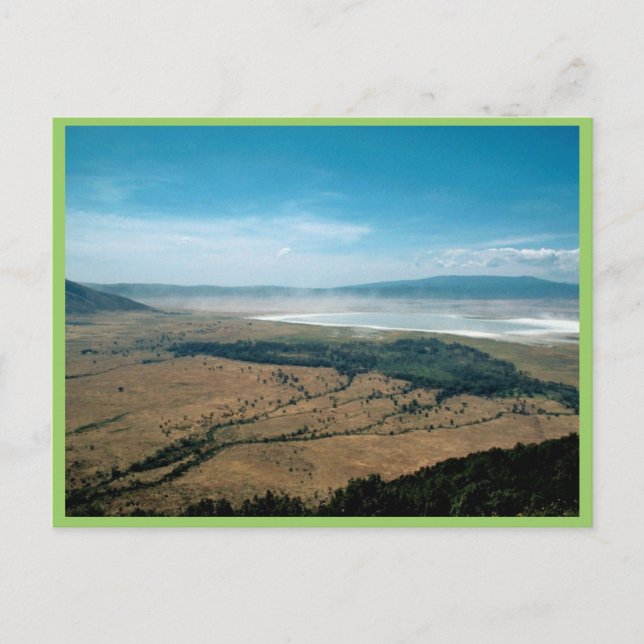 Postal Cráter de Ngorongoro (Anverso)