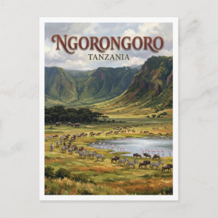 Postal Cráter de Ngorongoro Karatu Tanzania