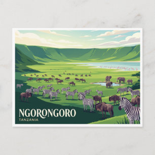 Postal Cráter de Ngorongoro Karatu Tanzania