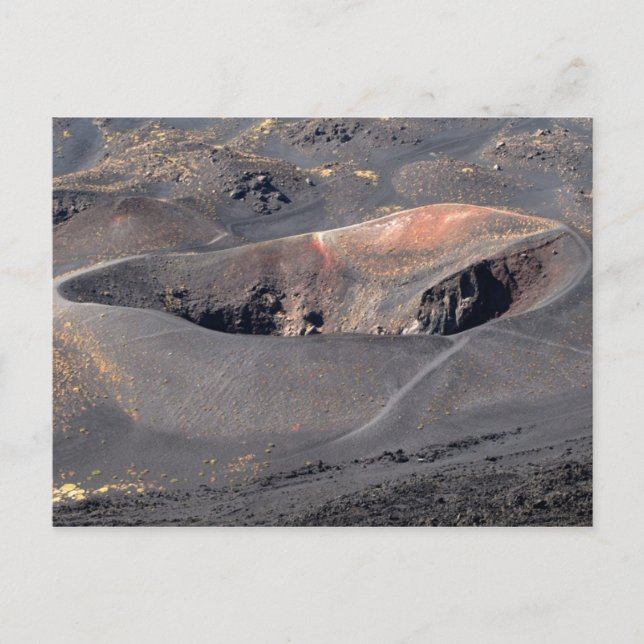 Postal Cráter Etna 3 (Anverso)