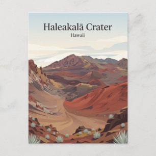 Postal Cráter Haleakalā Hawái