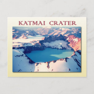 Postal Cráter Katmai, Parque Nacional Katmai, Alaska