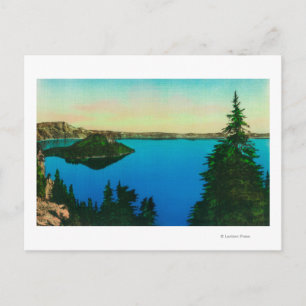 Postal Crater Lake and Wizard Island View