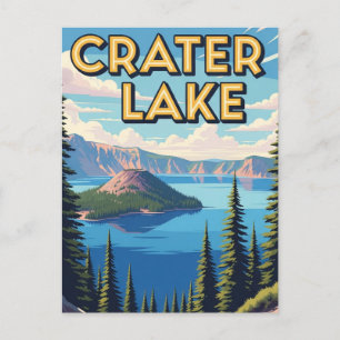 Postal Crater Lake National Park Oregon Travel